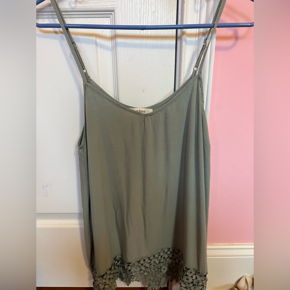 Sage green tank